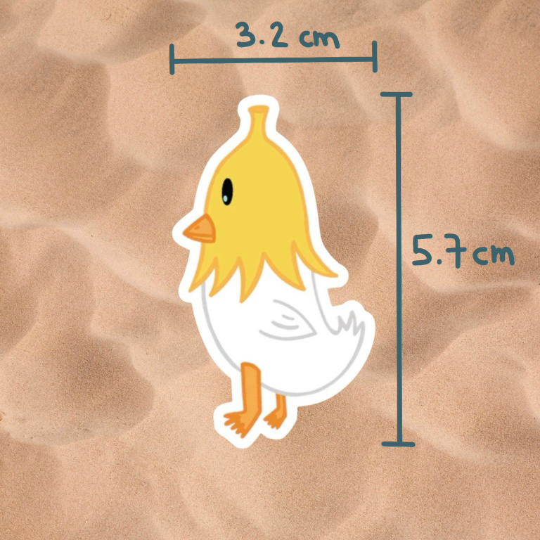 Banana duck - Sticker