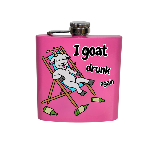 Goat Hip Flask 6oz